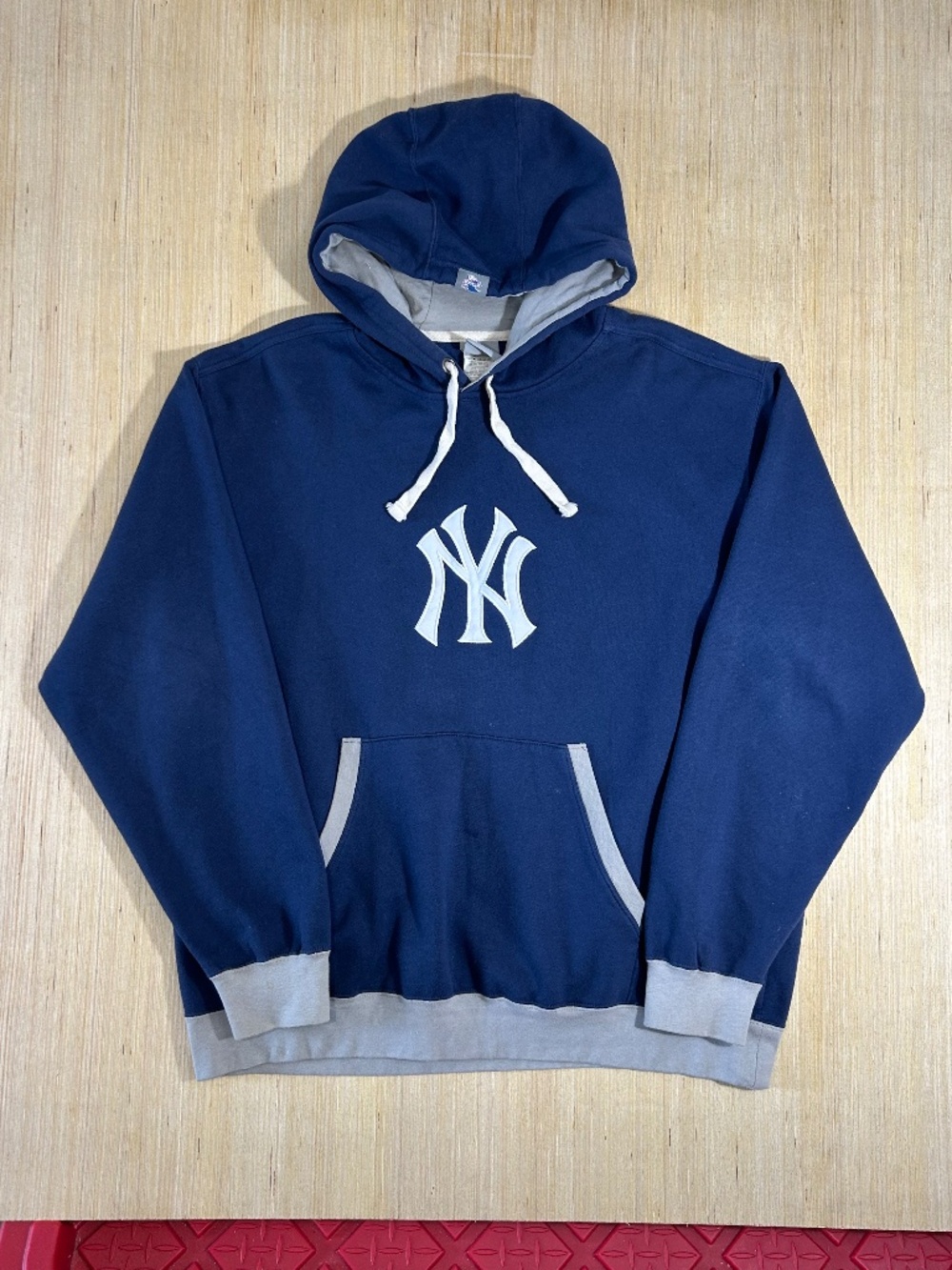 New York Yankees Center Logo navy blue hoodie Size XL Men’s